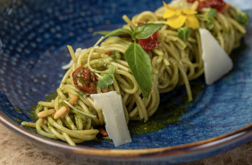 Spaguetti Pesto alla Genovese